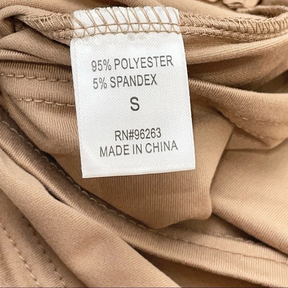 NWT Olivia Rae Tan Basic TShirt– New York – Size Small - Picture 6 of 7